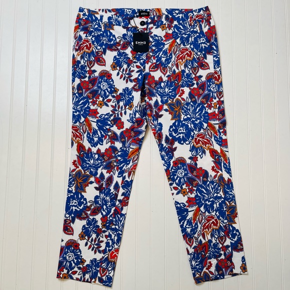 EMME Marella Floral IAMBO Trouser Pants - Picture 2 of 7
